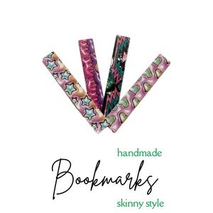 Skinny Style Handmade Vinyl Bookmarks